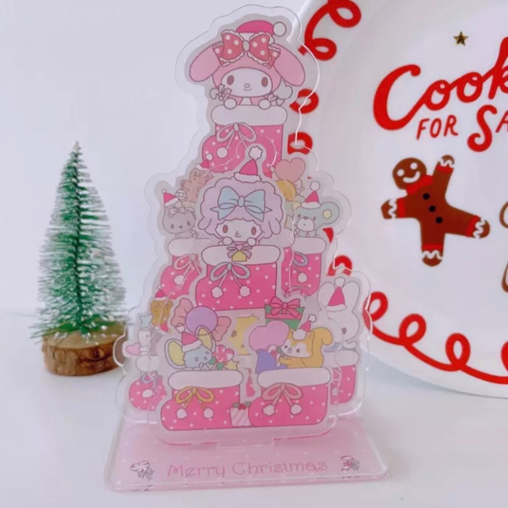 My Melody 6” Acrylic Christmas stand up art